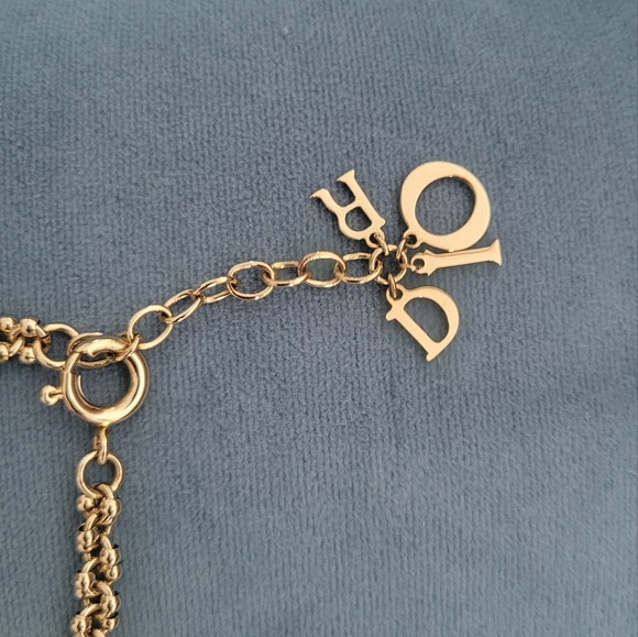 Christian Dior Multi chain Gold Necklace - Picture 4 of 6